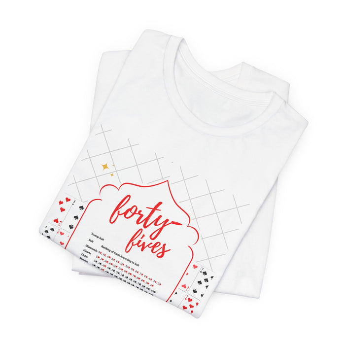 Forty-Fives Card Rankings - Unisex T-Shirt