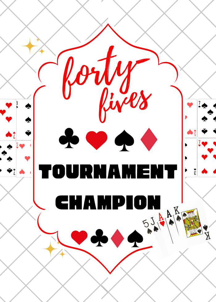 Forty-Fives Tournament Champion - Unisex T-Shirt