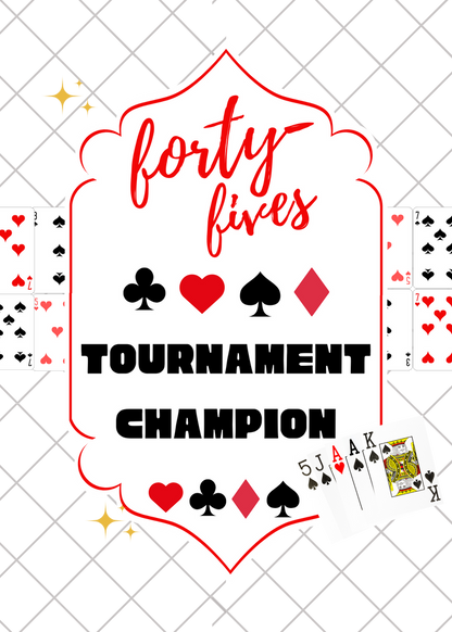 Forty-Fives Tournament Champion - Unisex T-Shirt