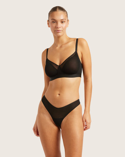 FreeMesh G-String - Black