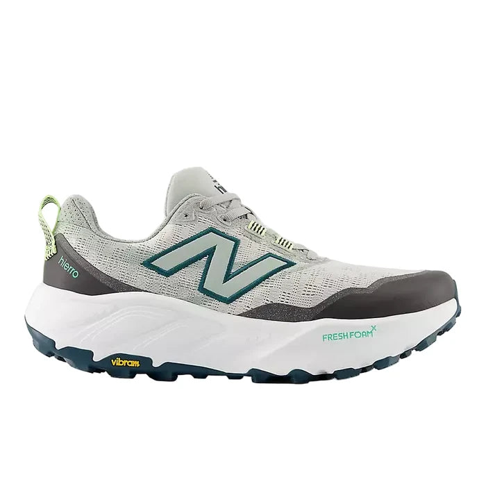 New Balance Fresh Foam X Hierro V9 Wide Men's - Grey Matter/Medusa Green