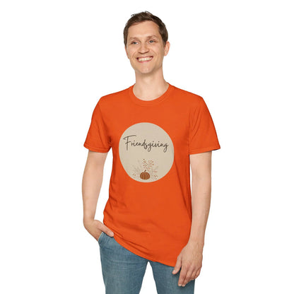 Friendsgiving Vibes: Gather & Give Thanks! Unisex Tee