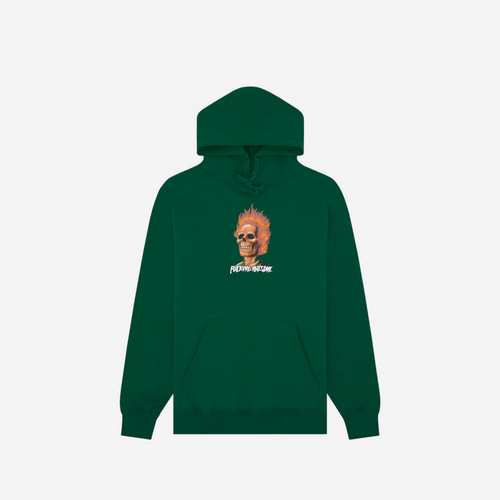 FUCKING AWESOME FLAMING SKULL HOODIE