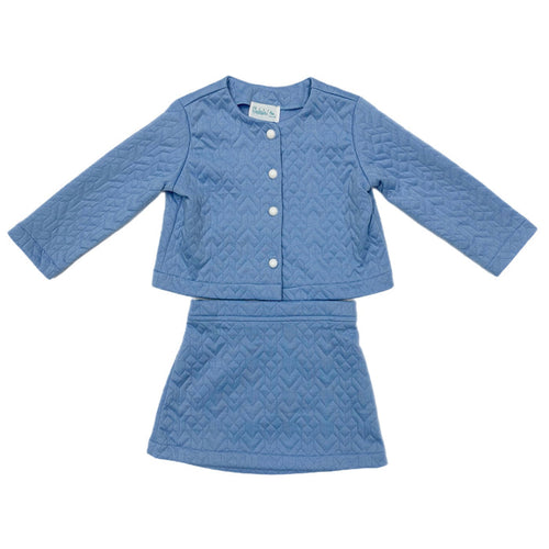 Funtasia Too Blue Quilted Skirt Set