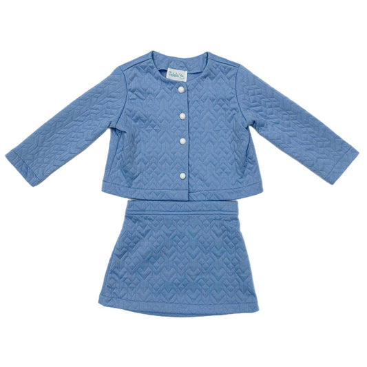 Funtasia Too Blue Quilted Skirt Set