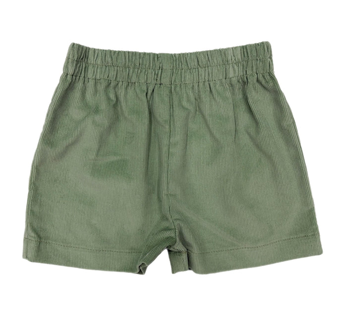 Funtasia Too Sage Green Corduroy Shorts