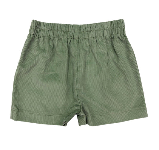 Funtasia Too Sage Green Corduroy Shorts