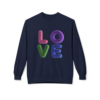 Fuzzy Love - Unisex Fleece Sweatshirt - Spread the Love ❤️ - Whippie's