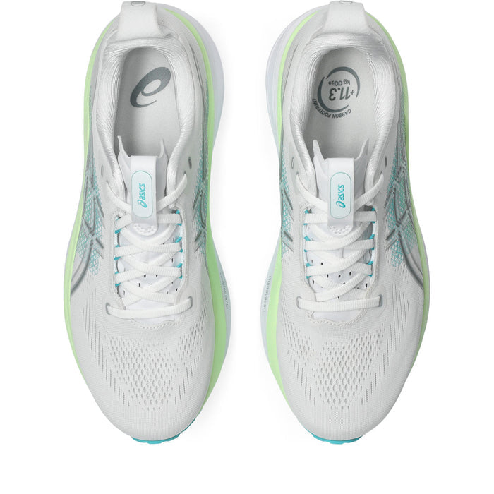 Asics Gel-Kayano 33 Men's - White/Energy Aqua