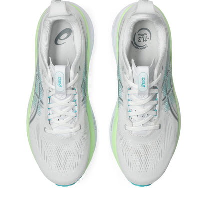 Asics Gel-Kayano 33 Men's - White/Energy Aqua