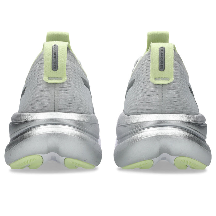 Asics Gel-Nimbus 28 Platinum Women's - Platinum/Glow Green
