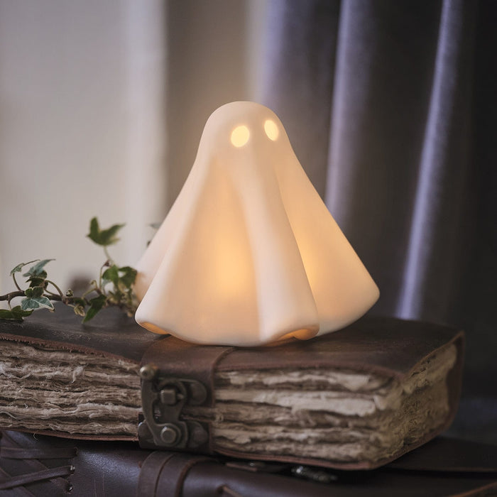 Gerald the Ghost Porcelain LED Halloween Decoration
