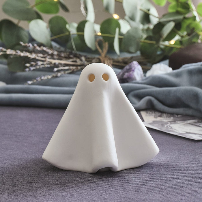 Gerald the Ghost Porcelain LED Halloween Decoration