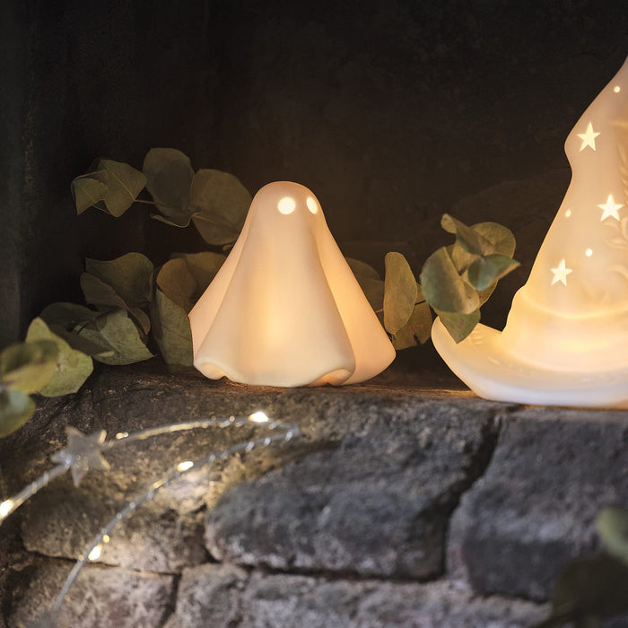 Gerald the Ghost Porcelain LED Halloween Decoration