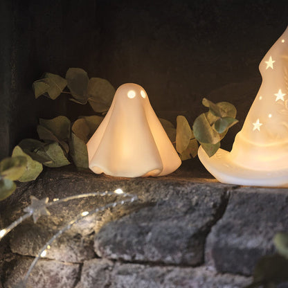 Gerald the Ghost Porcelain LED Halloween Decoration