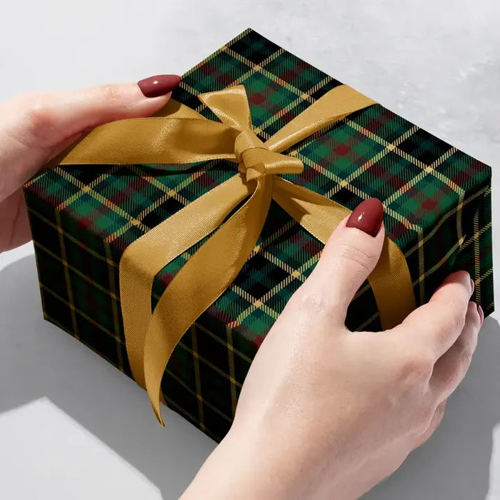 Gift Wrap - Hunter Navy Plaid