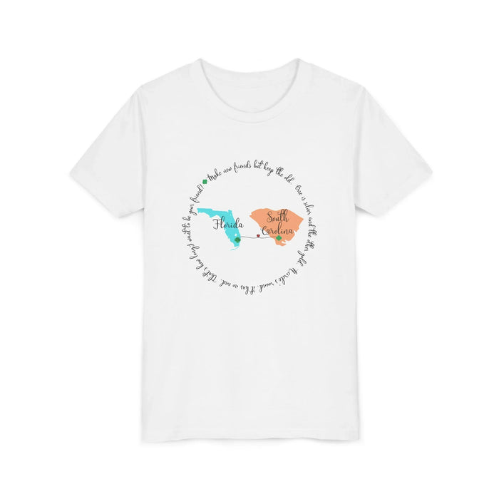 Girl Scout Friendship Moving to New State - Youth T-shirt - Personalizable - Whippie's