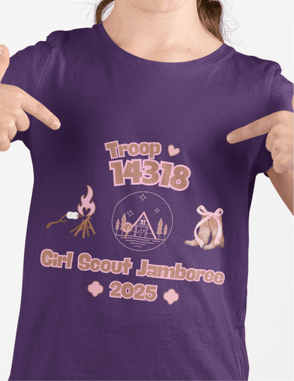 Girl Scout Jamboree Youth Tee - 2025 - Personalizable - Whippie's