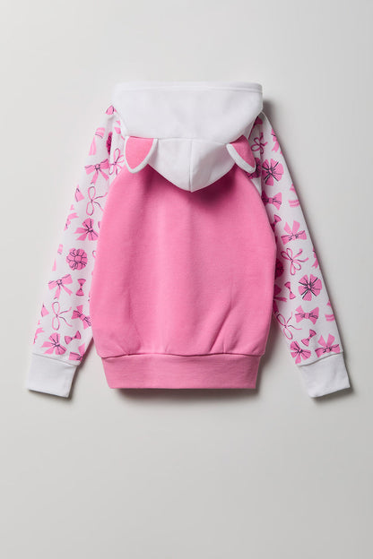 Girls 3D Cat Character Hoodie