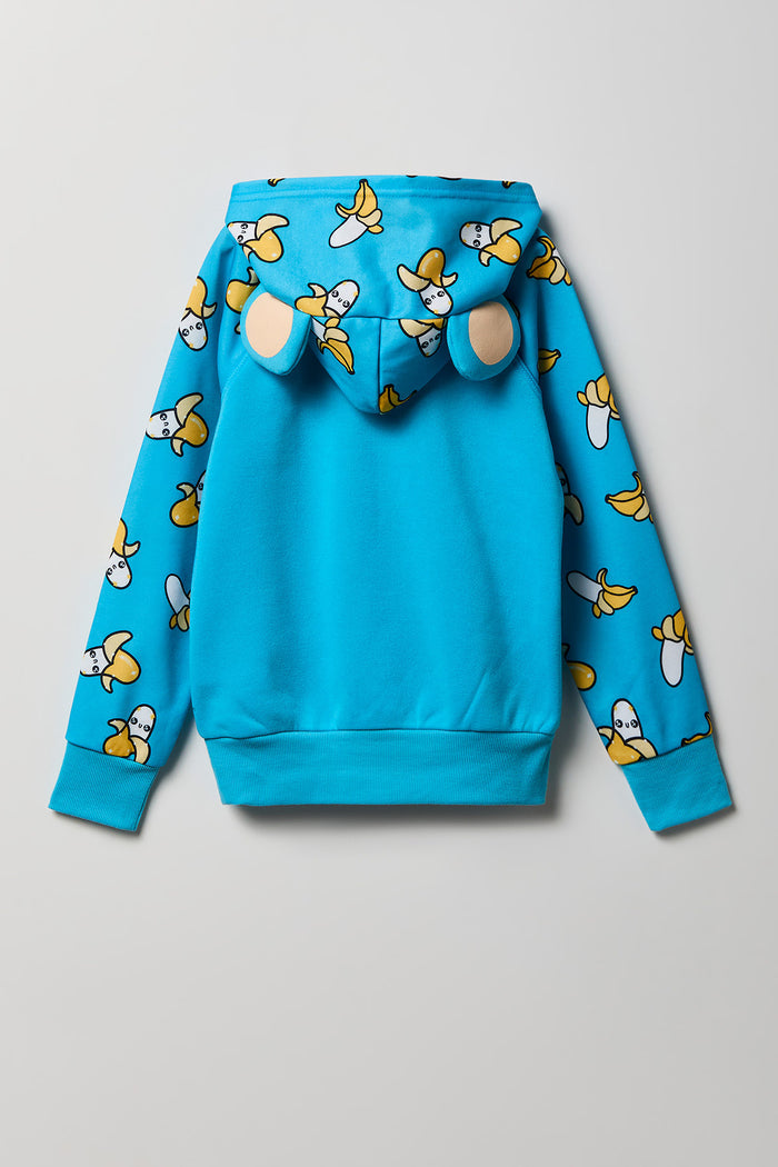 Girls 3D Monkey Character Hoodie