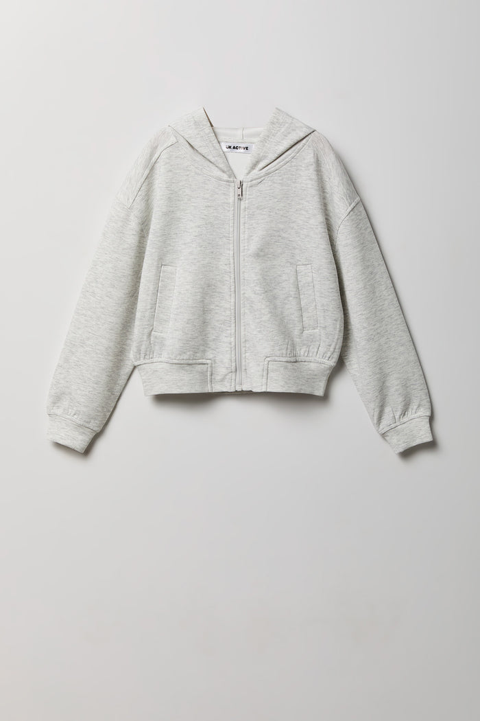 Girls Active Scuba Boxy Zip-Up Hoodie