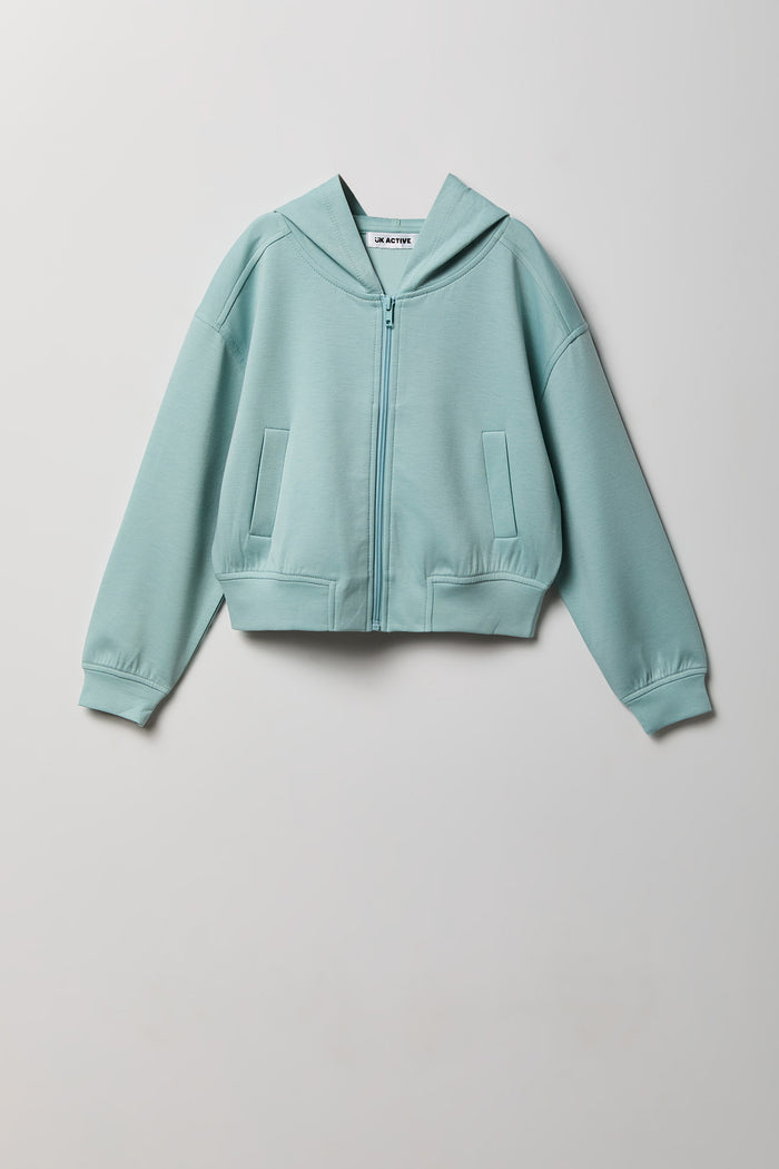 Girls Active Scuba Boxy Zip-Up Hoodie