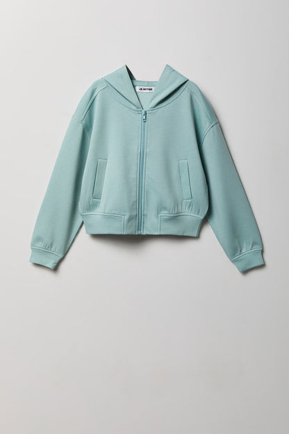 Girls Active Scuba Boxy Zip-Up Hoodie