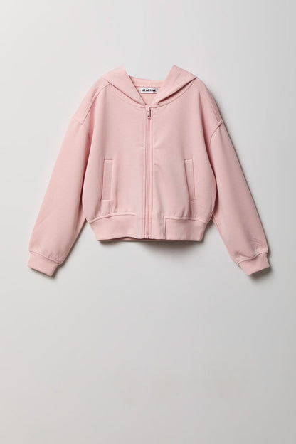 Girls Active Scuba Boxy Zip-Up Hoodie