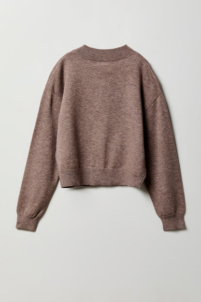 Girls Button Front Cardigan