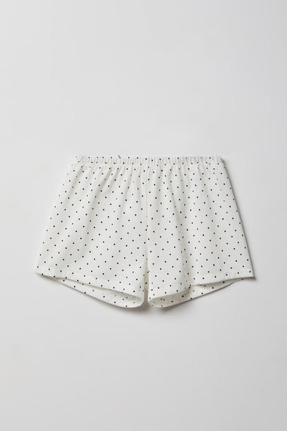 Girls Button-Up Top & Short Pajama Set
