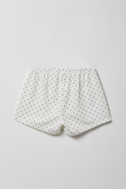 Girls Button-Up Top & Short Pajama Set