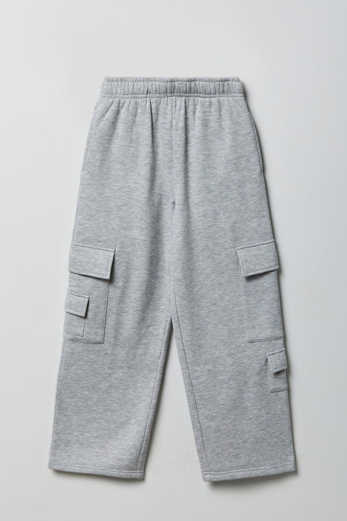 Girls Cargo Fleece Sweatpant
