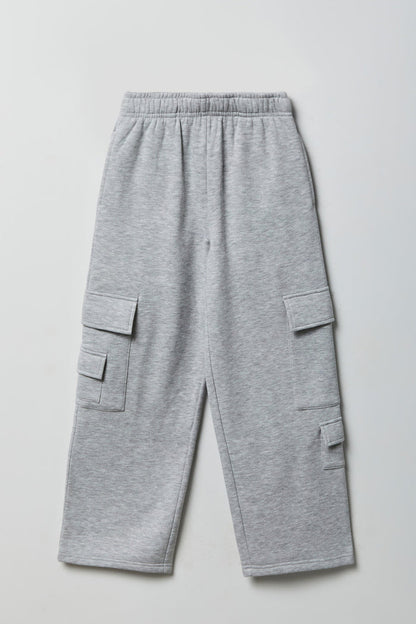 Girls Cargo Fleece Sweatpant