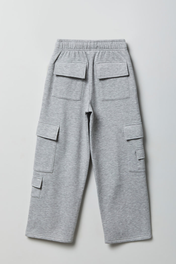 Girls Cargo Fleece Sweatpant
