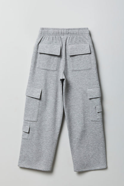 Girls Cargo Fleece Sweatpant