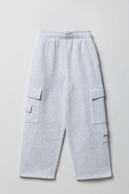Girls Cargo Fleece Sweatpant