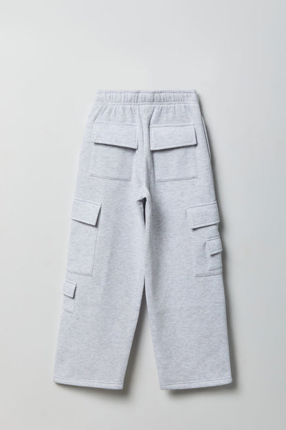 Girls Cargo Fleece Sweatpant