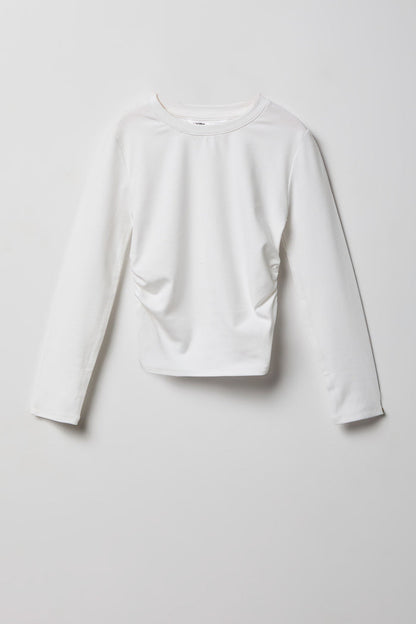 Girls Cinched Long Sleeve Top
