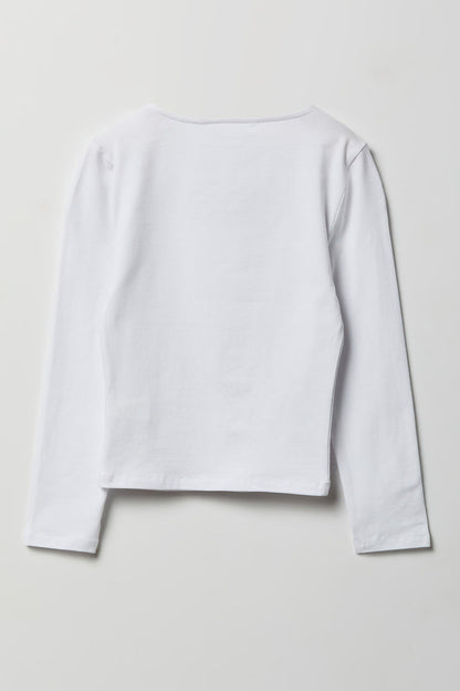 Girls Contour Square Neck Top
