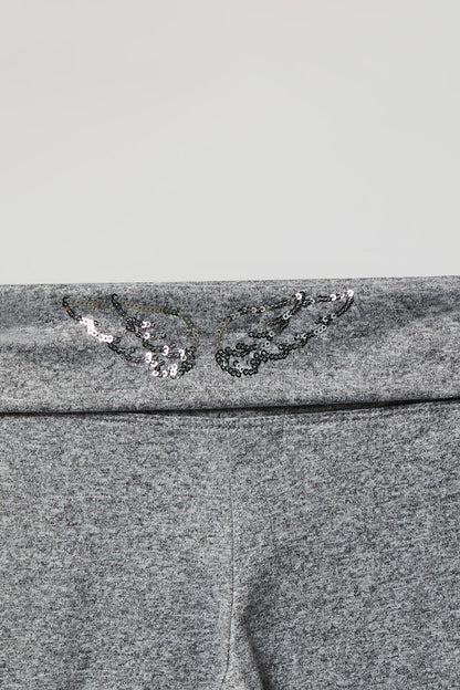 Girls Foldover Waist Flare Legging