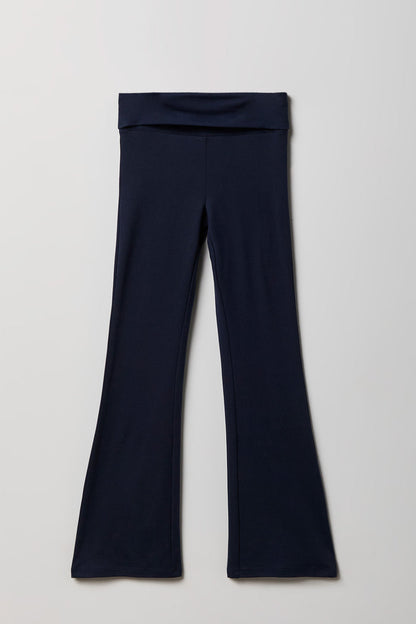 Girls Foldover Waist Flare Legging