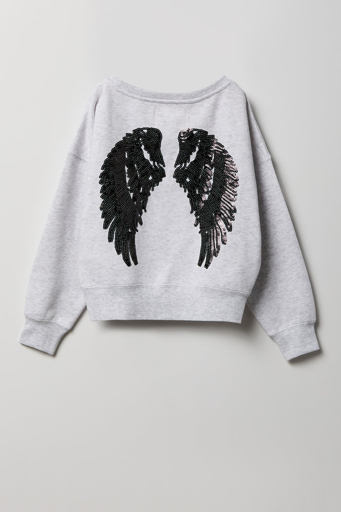 Girls Graphic Fleece Sweatshirt