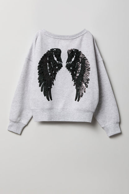 Girls Graphic Fleece Sweatshirt