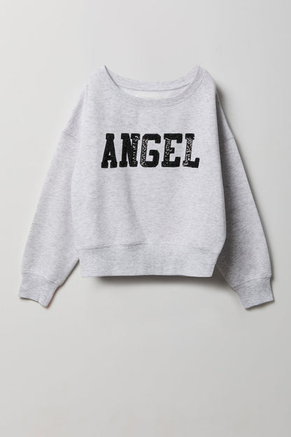 Girls Graphic Fleece Sweatshirt