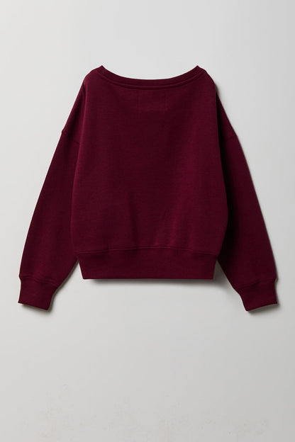 Girls Graphic Fleece Sweatshirt