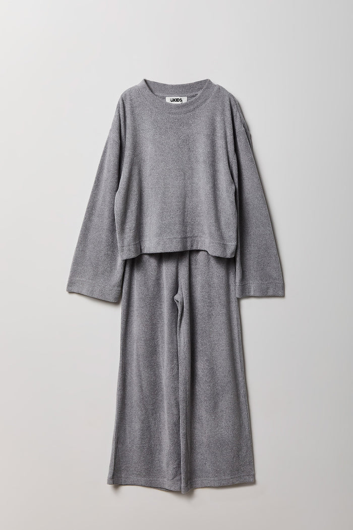 Girls Long Sleeve Top & Wide Leg Pant Set