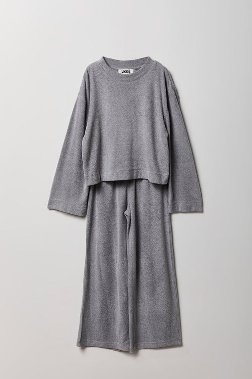 Girls Long Sleeve Top & Wide Leg Pant Set
