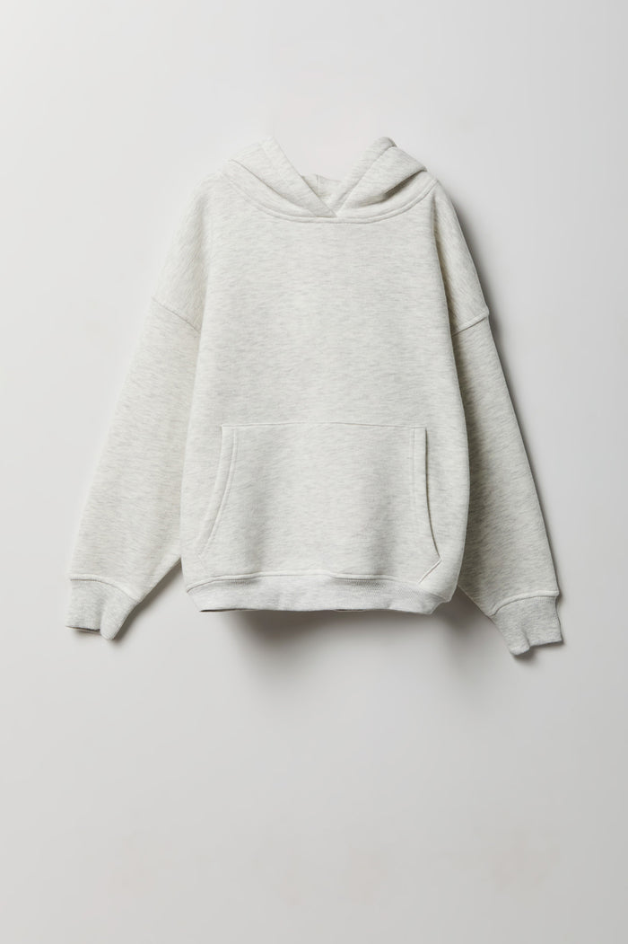 Girls Luxe Fleece Boxy Hoodie
