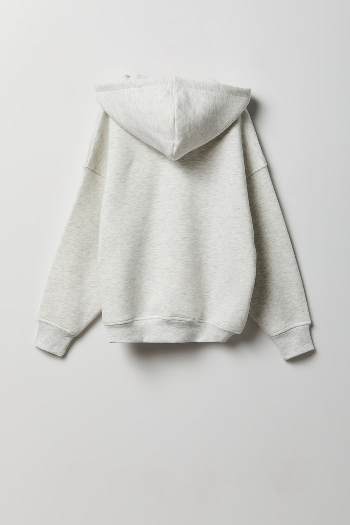 Girls Luxe Fleece Boxy Hoodie