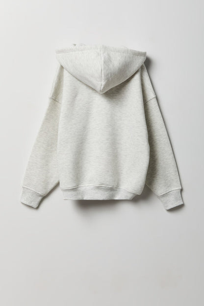 Girls Luxe Fleece Boxy Hoodie